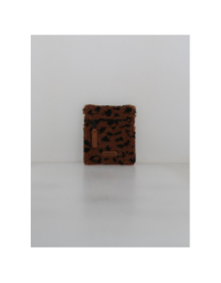 Pochette latérale léopard gaya marron - Cabaïa