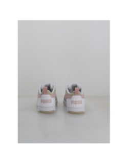 Basket rebound v6 low blanc et rose fille - Puma