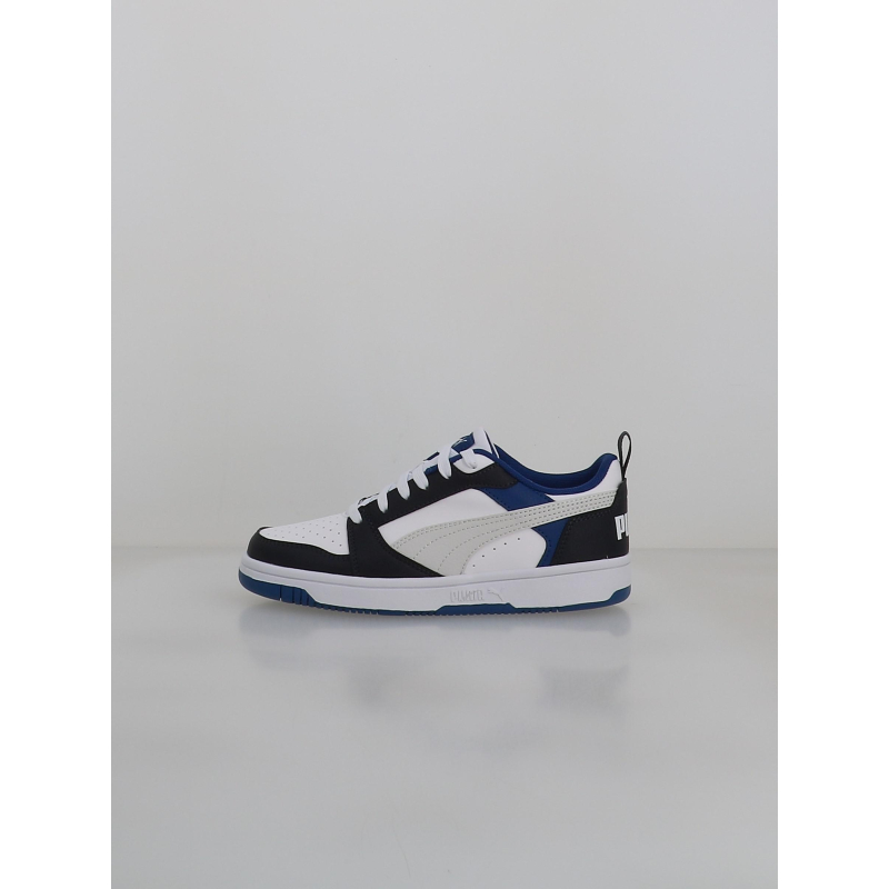 Baskets rebound v6 low blanc et bleu ado - Puma