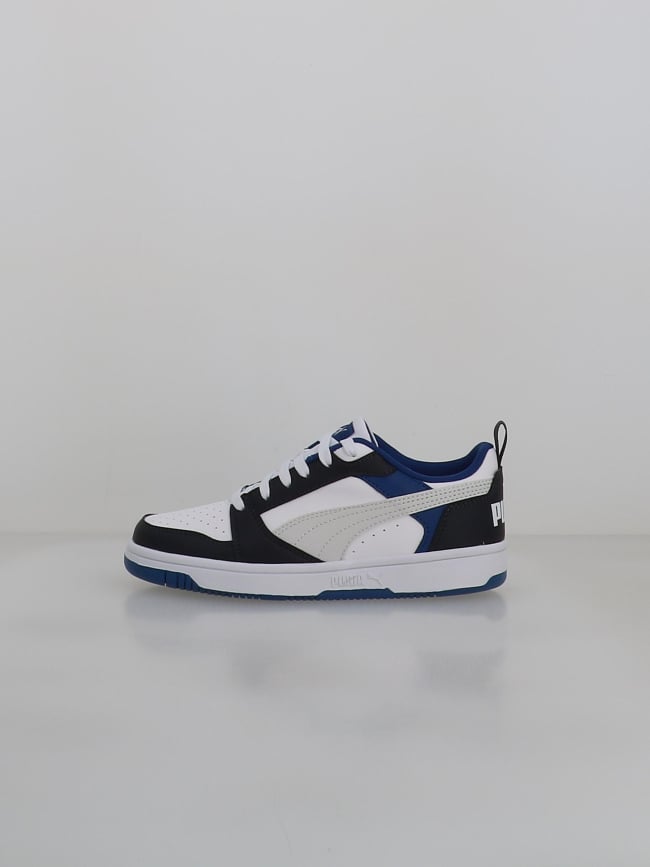 Baskets rebound v6 low blanc et bleu ado - Puma