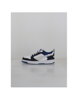 Baskets rebound v6 low blanc et bleu ado - Puma