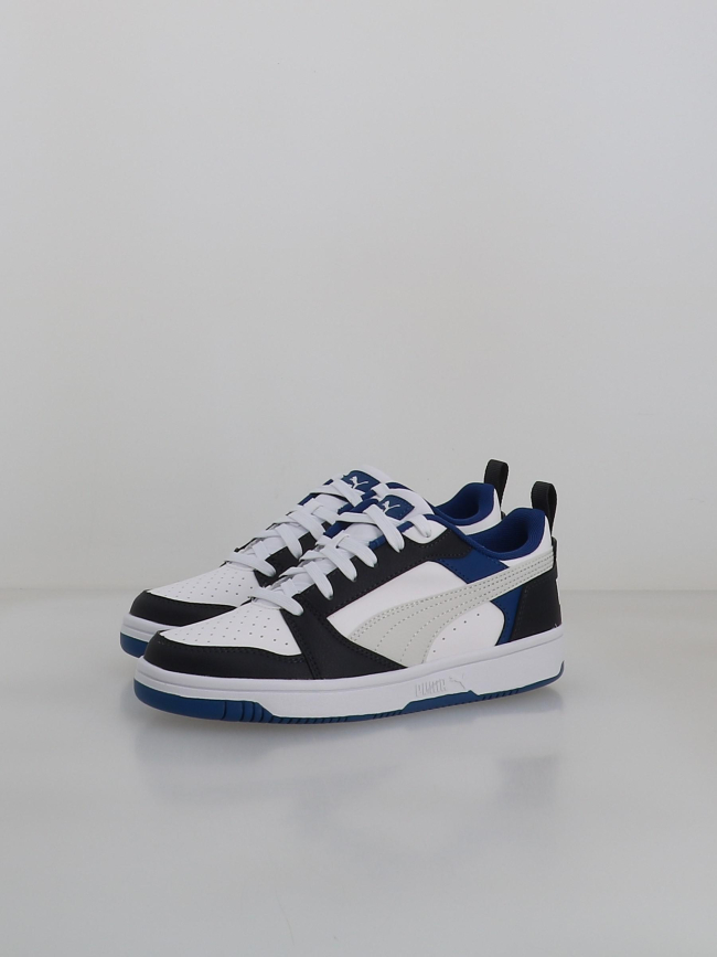 Baskets rebound v6 low blanc et bleu ado - Puma