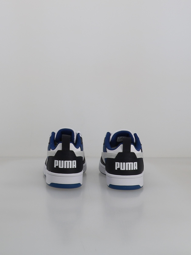 Baskets rebound v6 low blanc et bleu ado - Puma