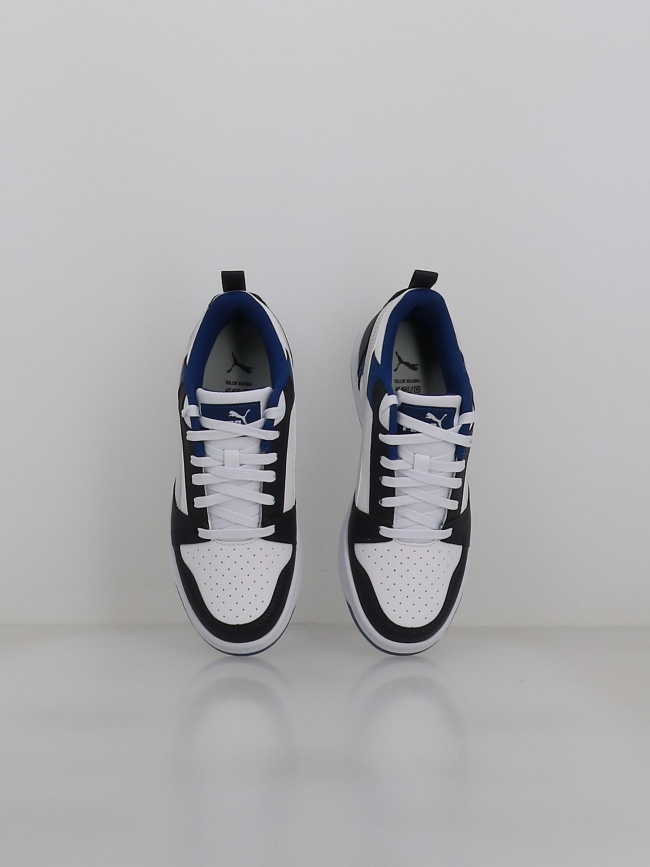 Baskets rebound v6 low blanc et bleu ado - Puma