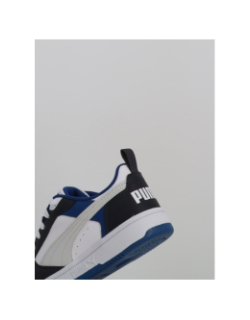 Baskets rebound v6 low blanc et bleu ado - Puma