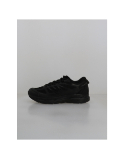 Baskets caden uni noir homme - Endurance