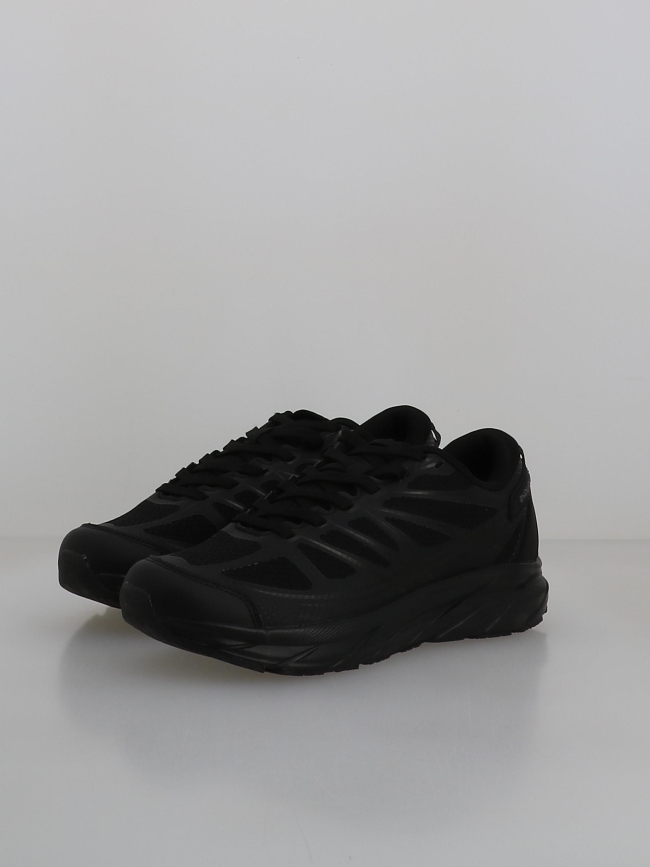 Baskets caden uni noir homme - Endurance