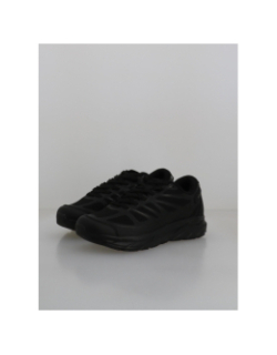 Baskets caden uni noir homme - Endurance