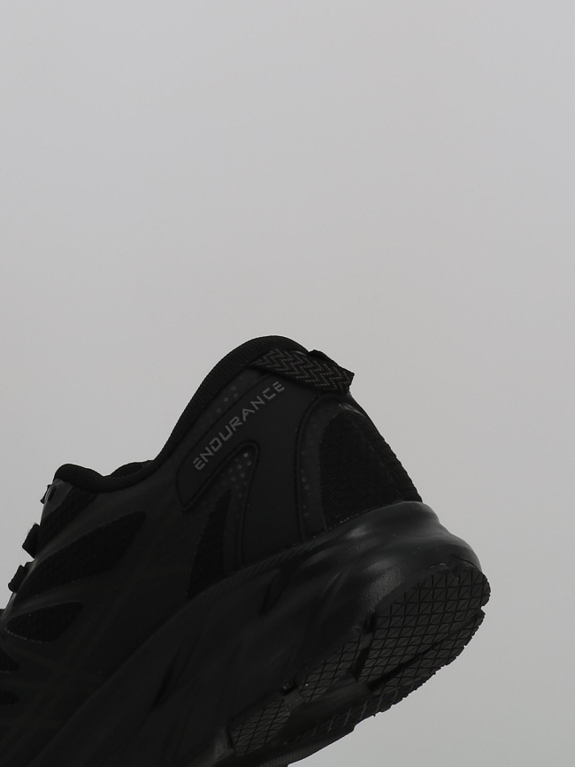 Baskets caden uni noir homme - Endurance