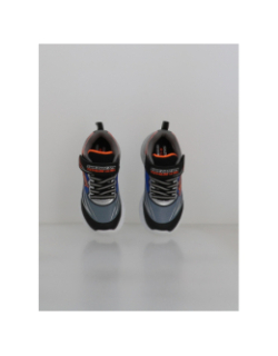 Baskets à scratch flew glow ultra noir enfant - Skechers