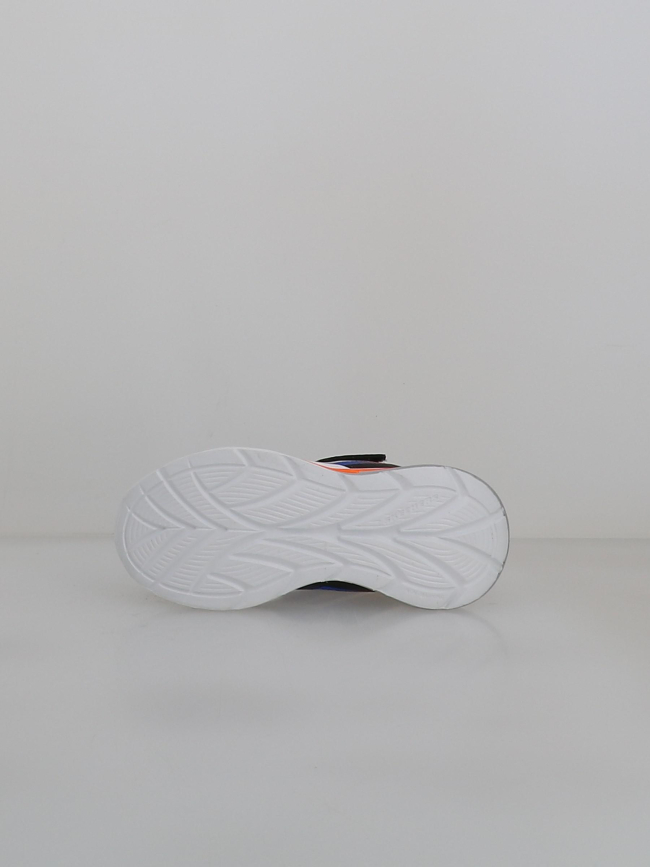 Baskets à scratch flew glow ultra noir enfant - Skechers