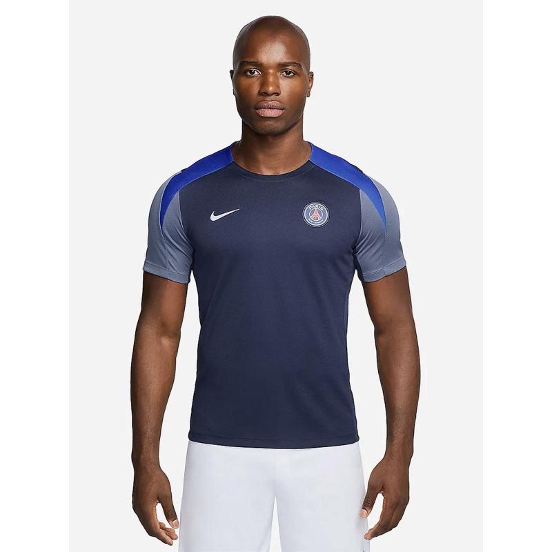 Haut d'entraînement manches courtes psg 25/26 bleu homme - Nike