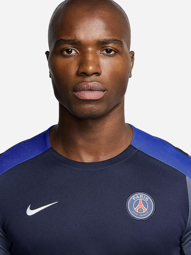 Haut d'entraînement manches courtes psg 25/26 bleu homme - Nike