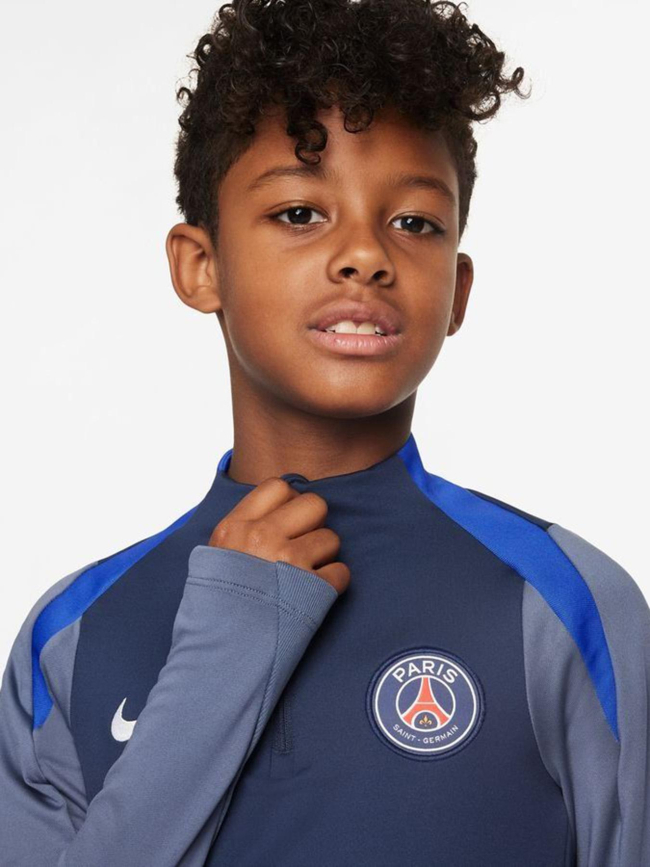 Haut d'entrainement de football psg 25/26 bleu enfant - Nike