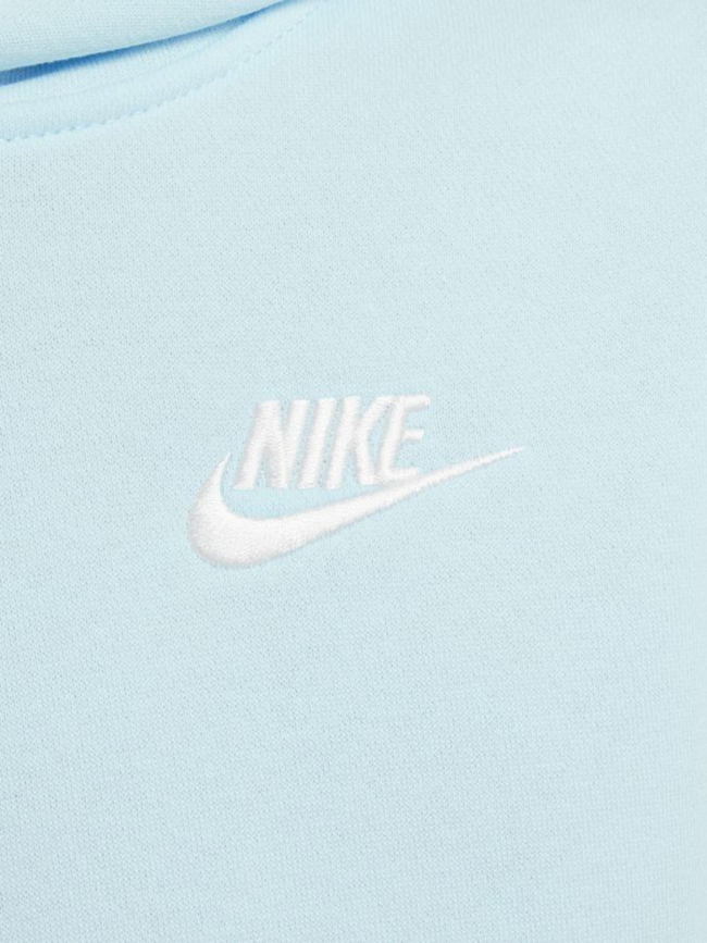 Sweat à capuche nsw club fleece bleu ciel enfant - Nike