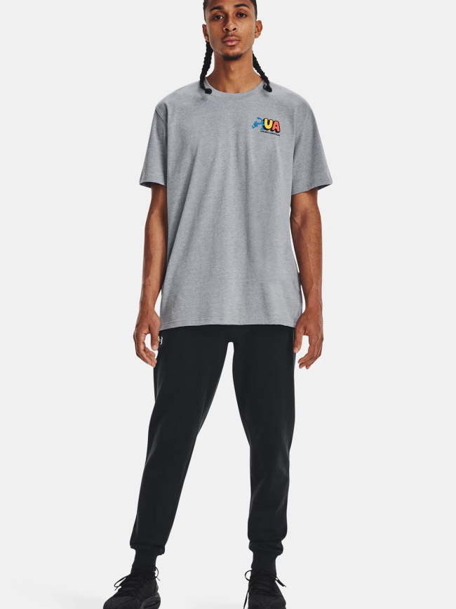 Pantalon jogging ua icon fleece noir homme - Under Armour