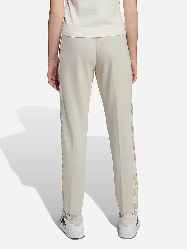 Pantalon jogging 3 stripes animal beige fille - Adidas