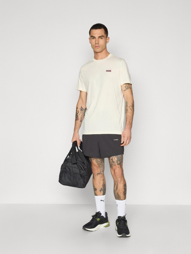 T-shirt essential 2 color small beige homme - Puma