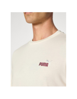 T-shirt essential 2 color small beige homme - Puma