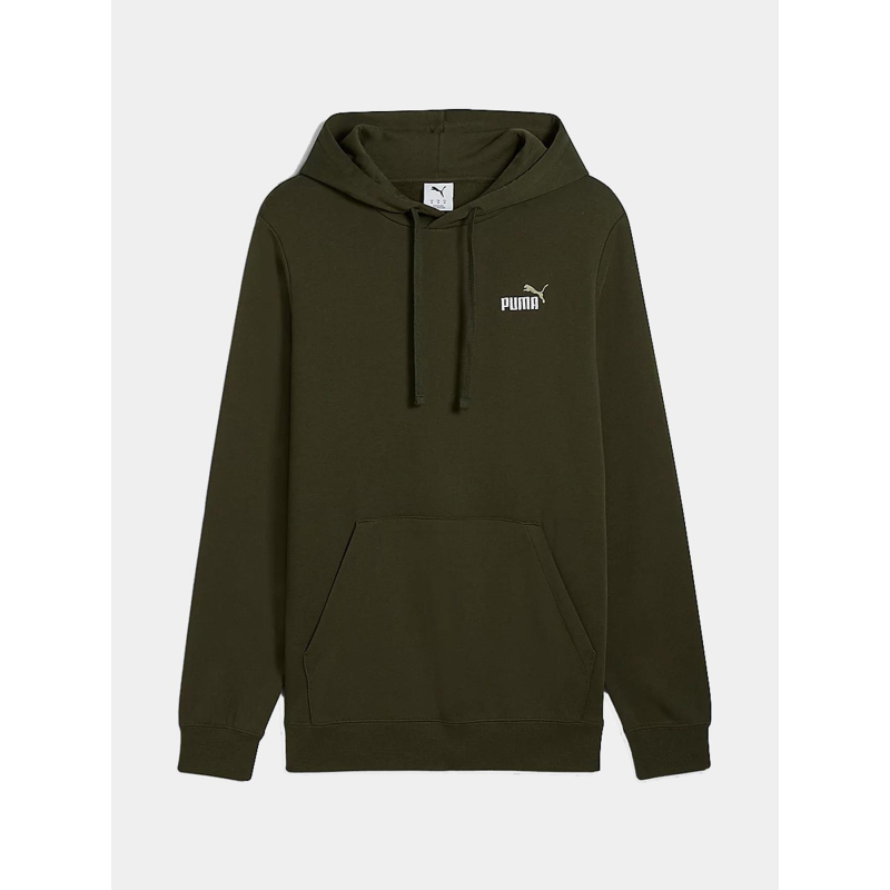 Sweat à capuche essentials color kaki homme - Puma