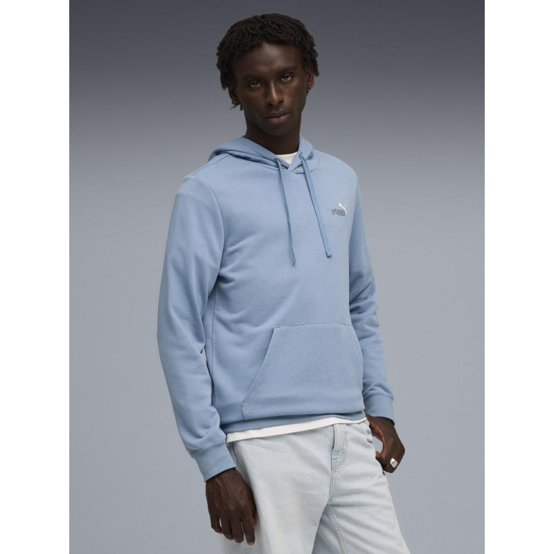 Sweat à capuche ess 2 color small bleu homme - Puma