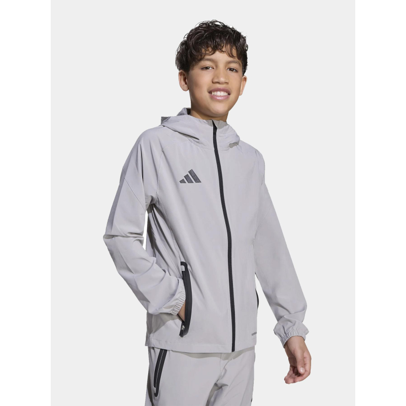 Veste tiro 25 competion vis tech gris enfant - Adidas