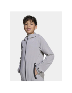 Veste tiro 25 competion vis tech gris enfant - Adidas