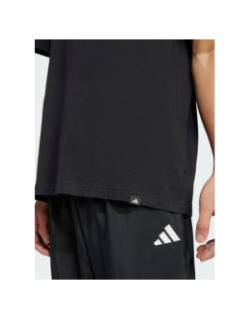 T-shirt lounge slide graphic noir homme - Adidas