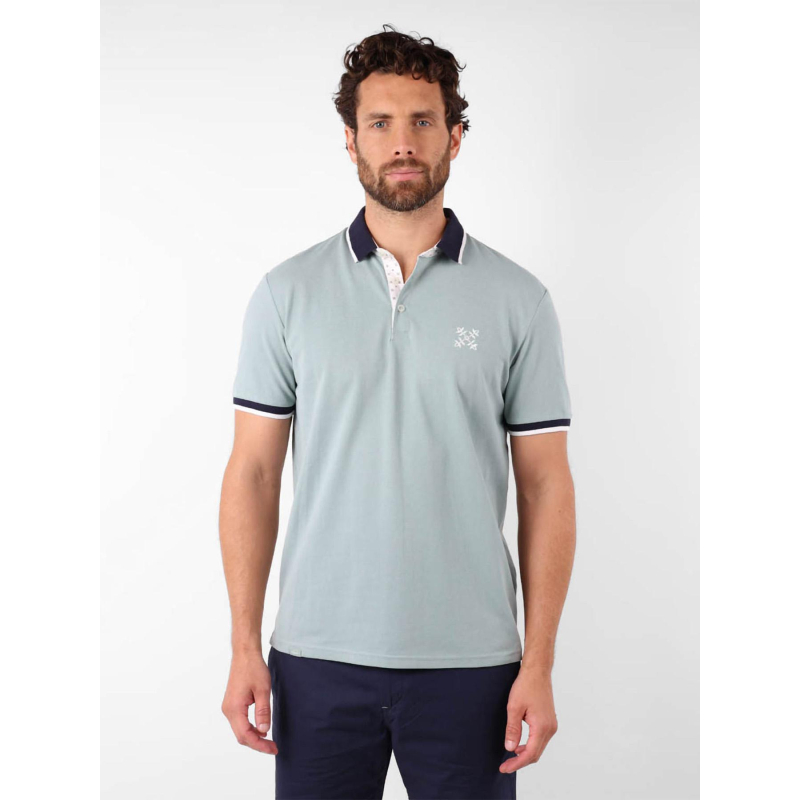Polo manches courtes nachem bleu homme - Oxbow
