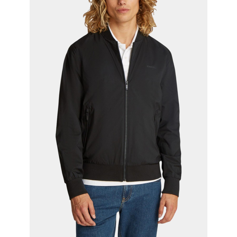 Veste bomber mat bleu marine homme - Calvin Klein