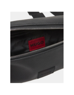 Sac ceinture en simili cuir perforé noir homme - Hugo