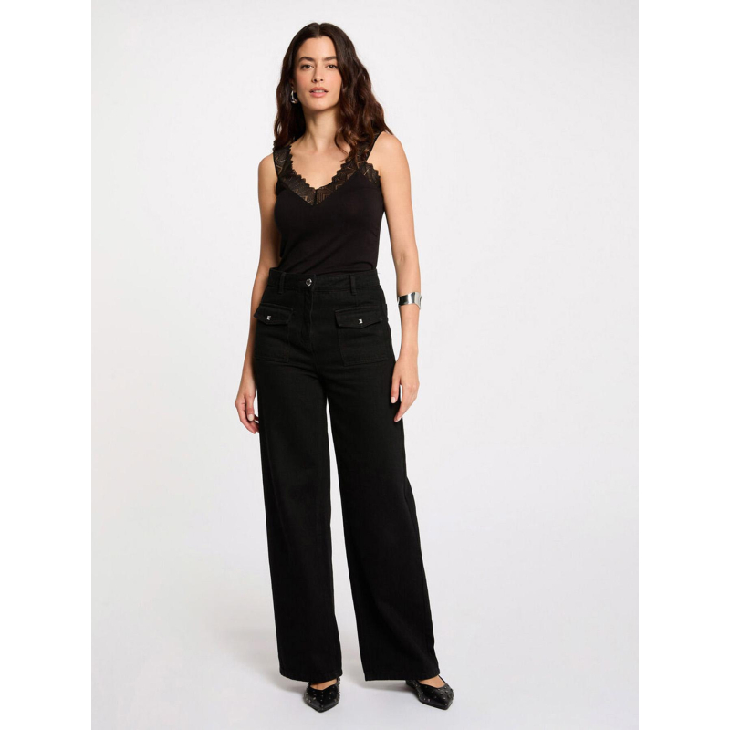 Débardeur dnae noir femme - Le Temps Des Cerises