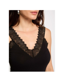 Débardeur dnae noir femme - Le Temps Des Cerises