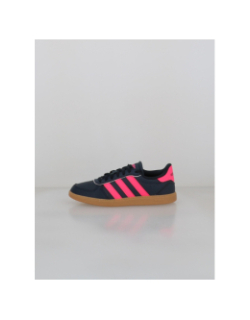 Baskets breaknet sleek bleu marine rose enfant - Adidas