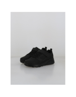 Baskets à scrach uno lite donex noir enfant - Skechers