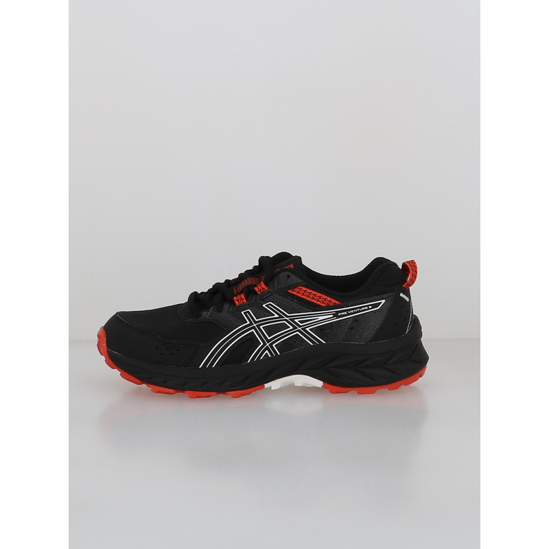 Chaussures de trail pre venture 9 gs noir rouge enfant - Asics
