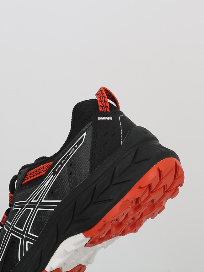 Chaussures de trail pre venture 9 gs noir rouge enfant - Asics