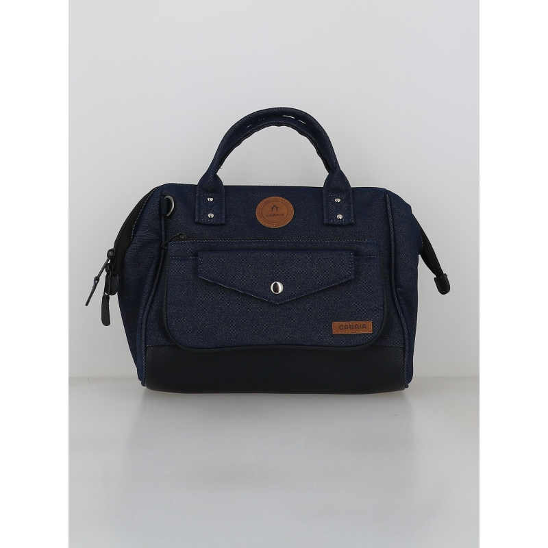 Sac crossbody adventurer denim namur bleu femme - Cabaïa