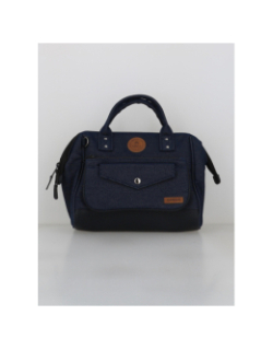 Sac crossbody adventurer denim namur bleu femme - Cabaïa