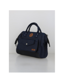 Sac crossbody adventurer denim namur bleu femme - Cabaïa