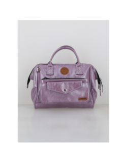 Sac crossbody adventurer capri métallisé violet femme - Cabaïa