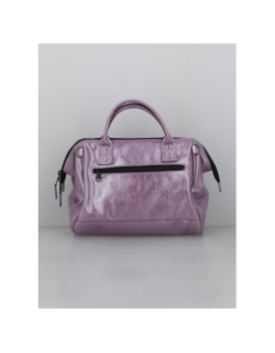 Sac crossbody adventurer capri métallisé violet femme - Cabaïa