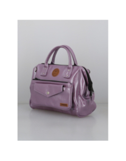 Sac crossbody adventurer capri métallisé violet femme - Cabaïa