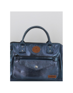 Sac crossbody adventurer métallisé larissa bleu femme - Cabaïa