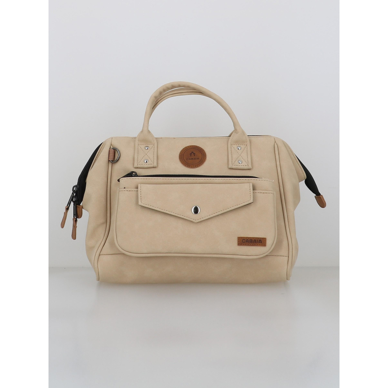 Sac crossbody adventurer andenne beige femme - Cabaïa