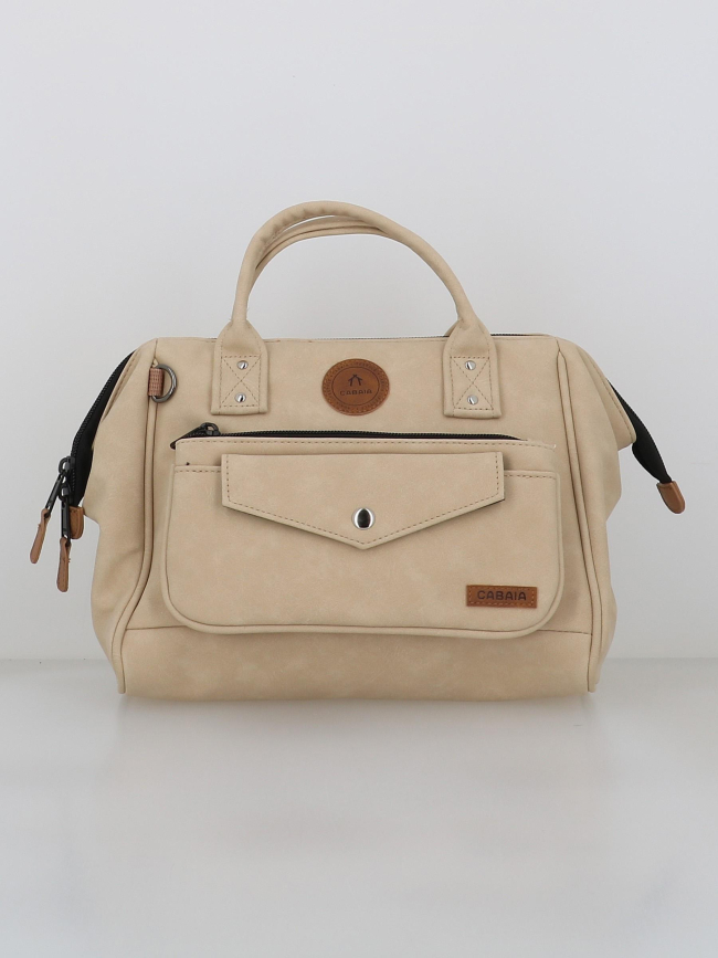Sac crossbody adventurer andenne beige femme - Cabaïa