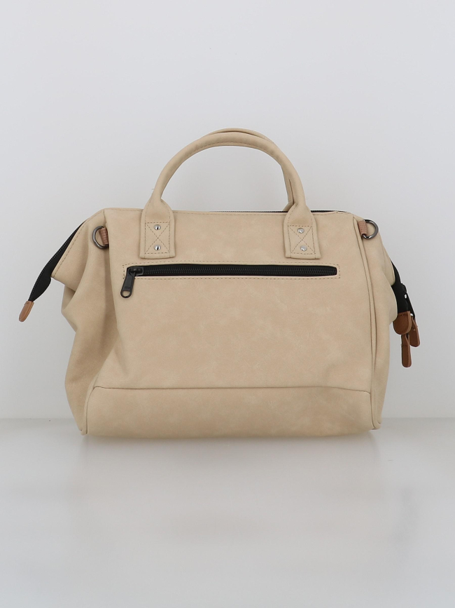 Sac crossbody adventurer andenne beige femme - Cabaïa