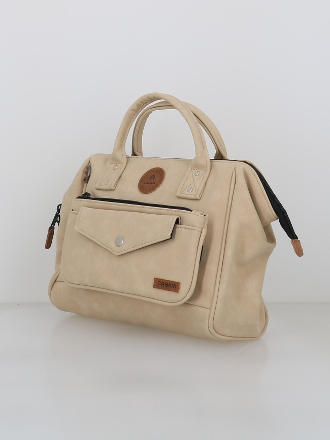 Sac crossbody adventurer andenne beige femme - Cabaïa