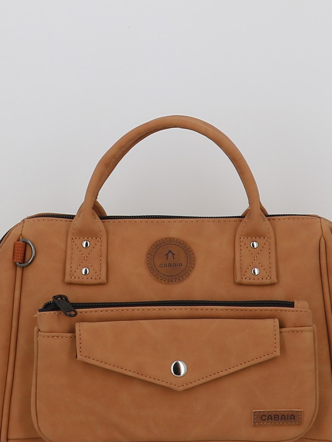 Sac crossbody adventurer moscow marron femme - Cabaïa