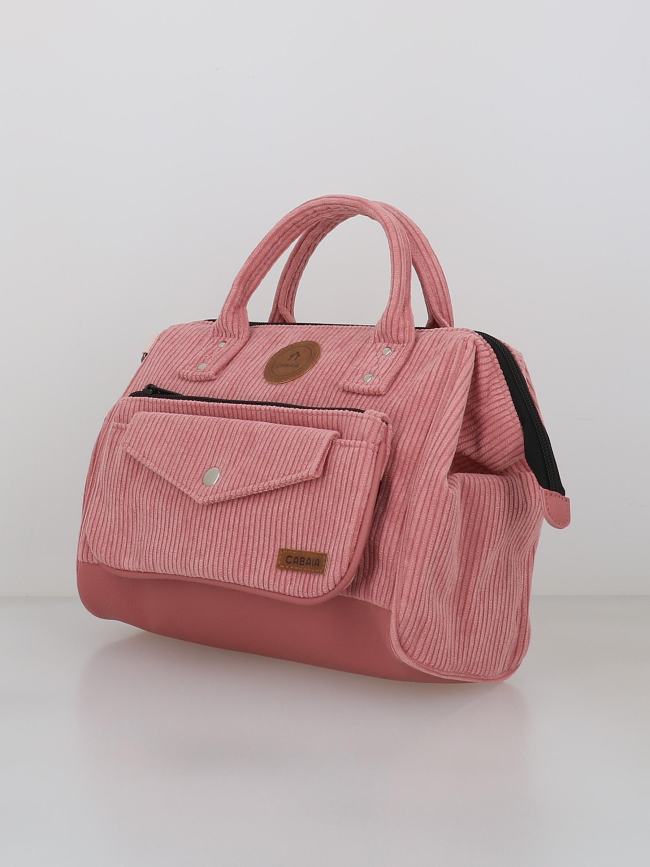 Sac crossbody adventurer velvet gold coast rose femme - Cabaïa